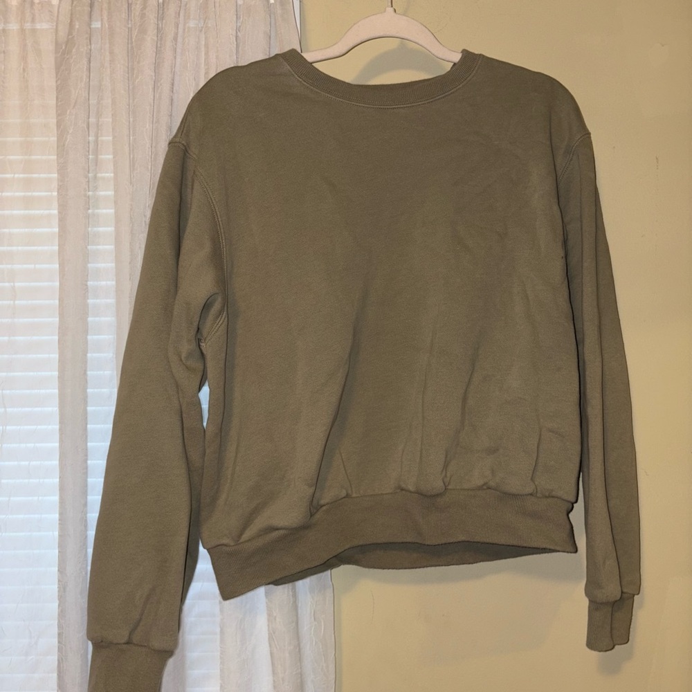 Abercrombie Olive Green Crewneck Sweatshirt